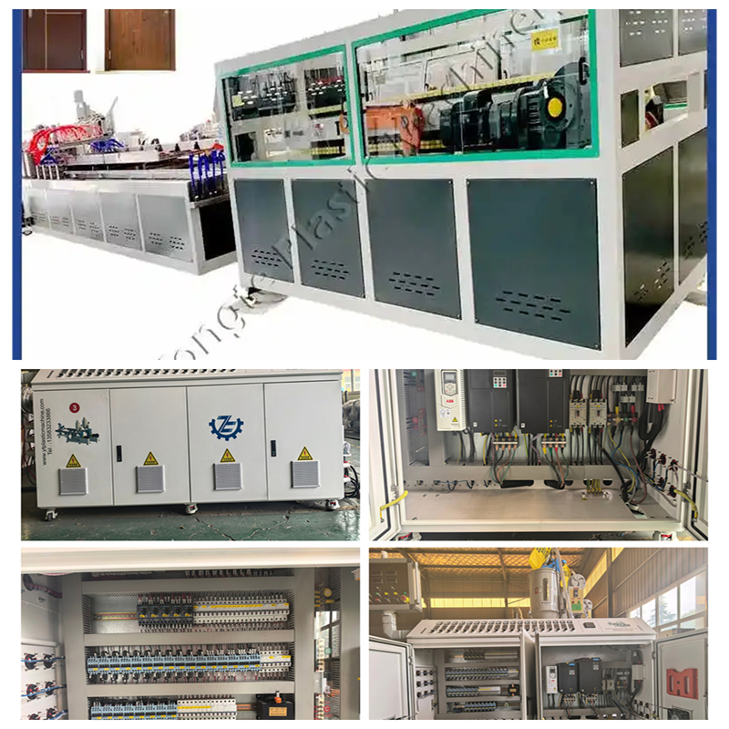 Recyclingabfallkabelkabelkabel in Plastikrohre und Holzplastikprofile