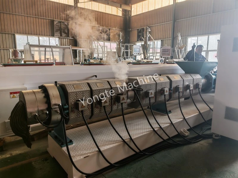 ​Hocheffiziente Kunststoff-Recycling-Extrusionsmaschine für afrikanischen Kunden besteht die Abnahme