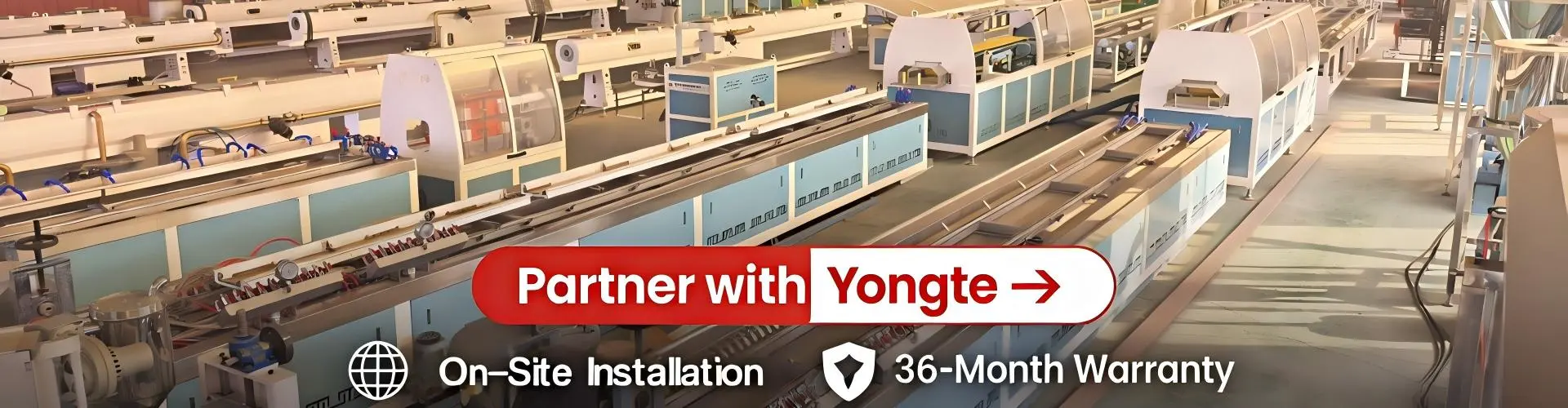 Extrusionsmaschine für Kunststoffprofile