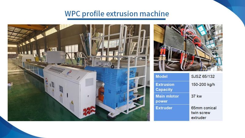 Co-Extrusions-WPC-Terrassendielenmaschine