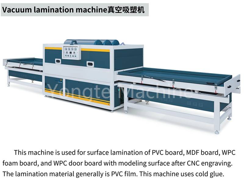 Vakuumlaminiermaschine für WPC-Türpaneele