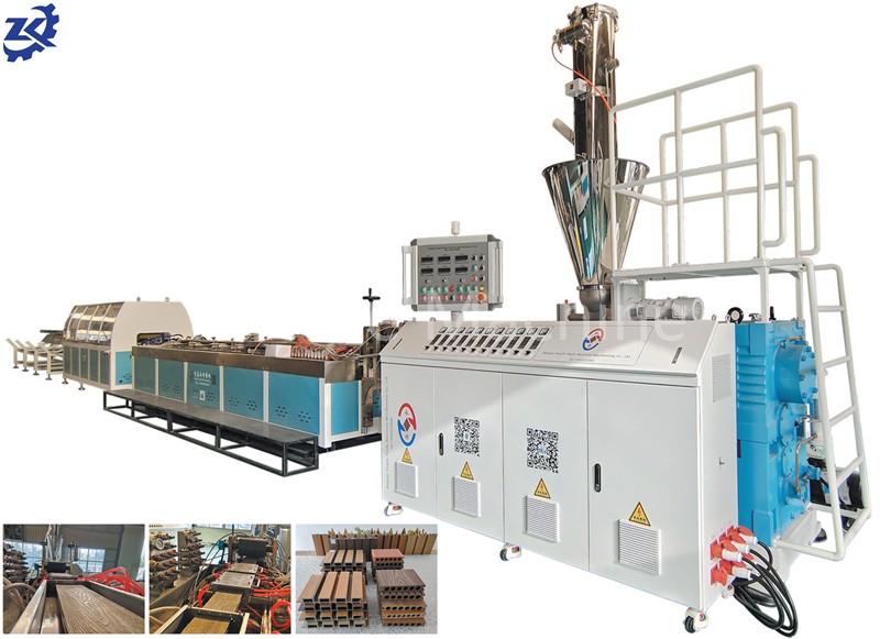 Holzkunststoff -Verbundherstellungsprozessmaschine