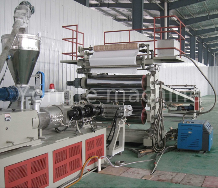 PVC SPC Floor Blechproduktionsmaschine