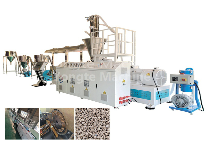 WPC-Pelletmaschine aus recyceltem Kunststoff