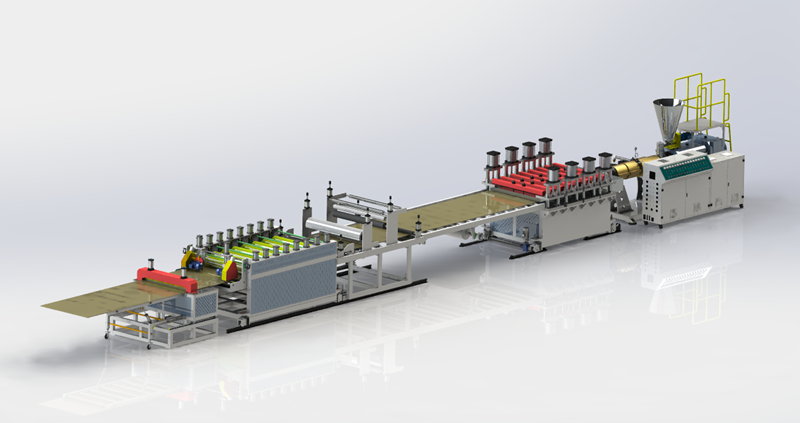 Solide WPC-Plattenherstellungsmaschine